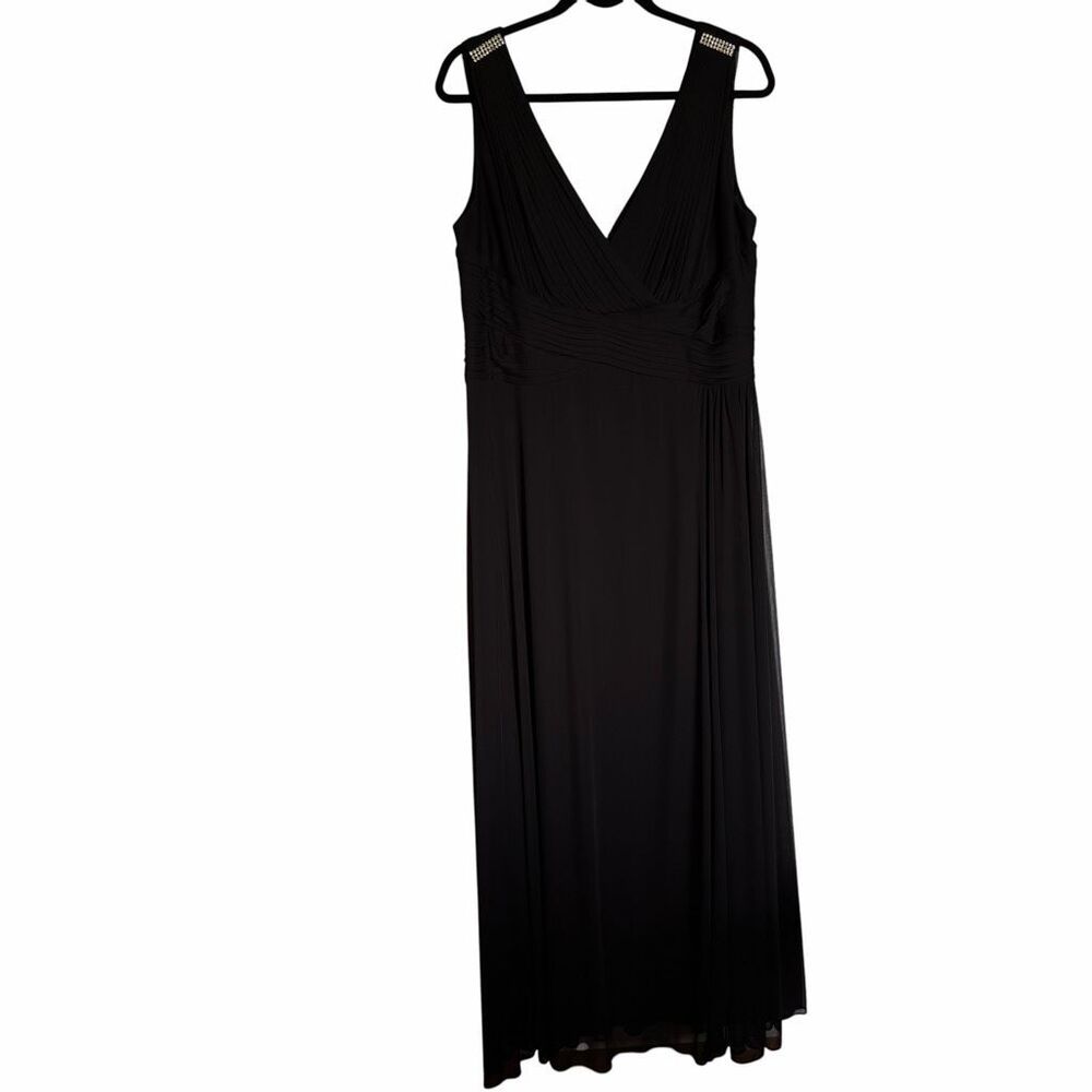 Alex Evenings Women’s Long Black Dress Size 16W